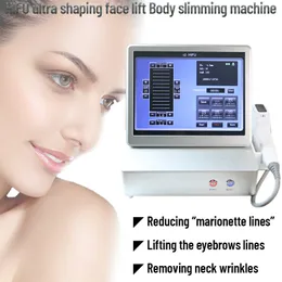 Bärbar 3D HIFU FACE LIFTING MACHINE HIFU WRINKT Removal Skin Rejuvenation Body Slimming Skin Care Equipment