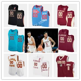 2022 NCAA Custom Basketball Stitched Jersey 33 Will Miles 4 Patrick Williams 5 Balsa Koprivica 34 Tanor Ngom 24 Sardaar Calhoun 23 M.J. Walker