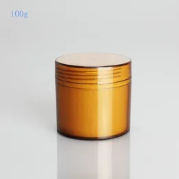 20 pcs 100g marrone Bottiglie Riutilizzabili di Plastica Vuoto di Trucco Jar Pot Viaggi Viso Crema/Lozione/Contenitore Cosmetico