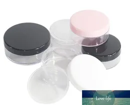 1pcs 30g plastlös pulverburk med sifter Tom kosmetisk behållare Makeup Compact Portable Loose Powder
