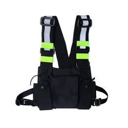 Torba sportowa Outdoor Tactical Chest Bag Mężczyźni / Kobiety Hip Hop Waist Torba turystyczna Q0705