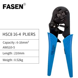 6-16mm 10-5 AWG High Quality Precision Wire Connector Crimp Pliers VE Tube Bootlace Terminal Tool HSC8 6-4 6-6 16-4 Y200321