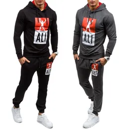 ZOGAA Brand New Men Dressuit Jogger Tops Spodnie Sutu Poc Casual Sportwear 2 Piece Set Pullover i spodnie dresowe Mężczyźni Ubrania LJ201125