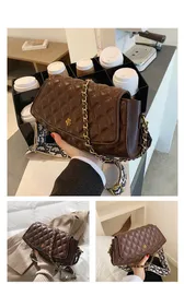 HBP Messenger Bag Handtasche Handtasche, die neue Designer-Frau-Tasche, hochwertige Textur, modische Umhängetasche, Kette, kariertes Temperament