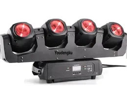 4pcs lyre led strobe wash beam rotation bar 4 x 32 w 4 in 1 rgbw led moving head spider beam dj lights