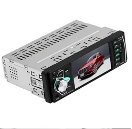 4022d 4.1 '' Digital skärm 1Din Car Radio Support USB AUX FM BT ratthjul Remote Control med omvänd kamera