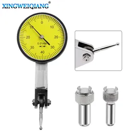 Accurate Dial Gauge Test Indicator Precision Metric with Dovetail Rails Mount 0-4 0.01mm Measuring Instrument Tool 201116