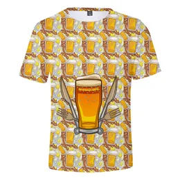 Birra 3D Stampa T-shirt per bambini Ragazzi/Ragazze Adolescenti Harajuku Casual Graphic Tees Streetwear Hip Hop Divertente Tshirt Abbigliamento per bambini