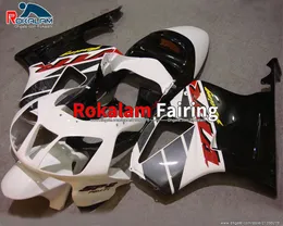 VTR1000RR لهوندا Fairing VTR 1000 RR RC51 FAINTESS BOLDENT 00-06 2003 2004 2004 أبيض أسود موتو ABS هيكل السيارة