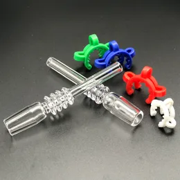 10mm 14mm 18mm 쿼츠 네일 Dabbing 석영 팁 유리 워터 파이프에 대 한 내열성 꿀 컬렉터 dab rig vanger bongwholesale 10mm 14mm 18