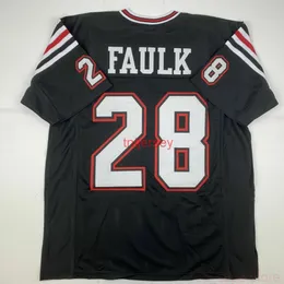 CUSTOM New MARSHALL FAULK San Diego State College Stitched Football Jersey ADD ANY NAME NUMBER