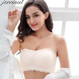 Jerrinut push up bras för kvinnor underkläder osynlig strapless bralette plus storlek Brassiere 5XL 6XL 7XL Soutien Gorge Femme 201202