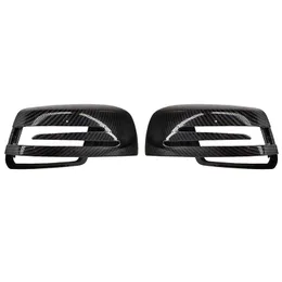 1 Pair ABS Car Mirrors Auto Parts For W212 W204 W221 2007-2013 Carbon Look Side Mirror Covers