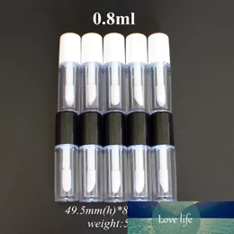 Wysokiej jakości 30 sztuk 0.8ml Plastic Lip Gloss Tube Mała rurka szminki z szczelna wewnętrzna próbka kosmetyczna DIY