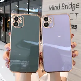 iPhone 14 12 13 11 Pro Max XS XR X 7 8 6S Plus 렌즈 보호 블링 골드 소프트 슬림 커버