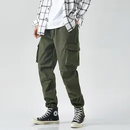 Herenbroek 2021 Mannen Hip Hop Cargo Joggers Multi-Pocket Harem Mannelijke Streetwear Casual Sweatpants 5XL 6XL 8XL