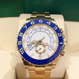 2022 relógio de luxo masculino vidro de safira marca relógios masculinos relógio mecânico automático anel de cerâmica 44mm 316l aço fino lazer esportes2813 série movimento