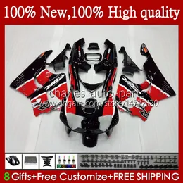 Bodys för Honda CBR 893RR 900RR Red Black Hot CBR893RR 1994 1995 1996 1997 95HC.66 CBR893 CBR900 CBR 900 893 RR CBR900RR 94 95 96 97 FAIRING