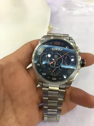montre de luxe watch mens chronograph quartz watches classic stainless steel 5 ATM waterproof super luminous Japan VK movement187v