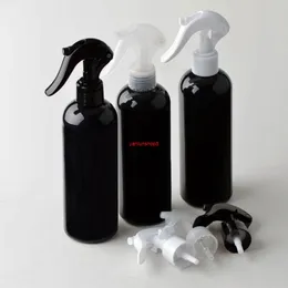 Partihandel 300mlx20 Svart Vattenspray Tom plastkosmetisk flaska, 300CC Perfym Mist Sprayer Pump Container Perfumes BottleGood Package