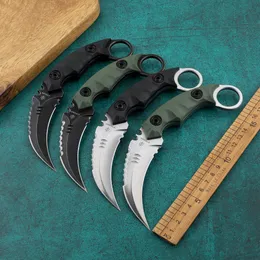 Otomatik güvenlik koruması Karambit CS GO couteau ￠ griffes de sauvetage couteaux couteau de chasse couteau de survie militaire tac