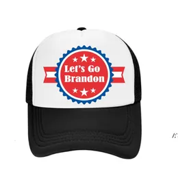 Chodźmy Brandon Baseball Cap Dome Dringed Sun Bawełna Kapelusz Wiosna Lato Jesień Zimowe Czapki 8Colour Zza12517