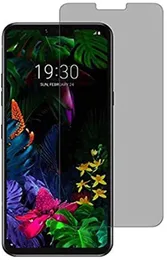 Prywatność Screen Protector Szkło hartowane Anti Glare / Spy 9H Twardość LG G7 Thinq G8 V40 Stylo 6 V60 Q7 Q60 K40 K50 K51 K51 K31 K41S K51S