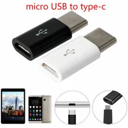 Universal Mini Micro USB Till USB 2.0 Type-C USB Data Adapter-kontakt Telefon OTG Typ C Charge Data Transmission Converter Adapter Partihandel