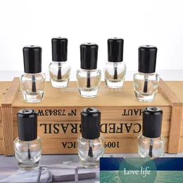 30 / st 4 ml Tomt transparent glas nagellackflaska med pensel mini påfyllningsbar flaskans manikyr nail art verktyg