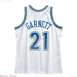 Custom Stitched Garnett #21 1995-96 Swingman Jersey XS-6XL Mens Throwbacks Basketball jerseys Cheap Men Women Youth