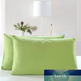 2 pc / para Color Color Poszewka 48cm * 74 cm 100% bawełniana poduszka obudowa pokrywa krótki styl tekstylna domowa XF708-16