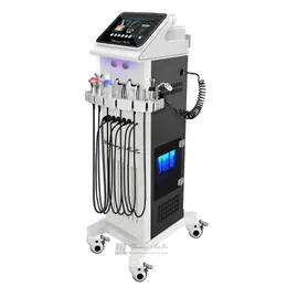 2022 H2O2 Hydra DermaBrasion Aqua Ceel Clean Clean LED Light Вакуумная лицевая подъемная гидромасляная вода Кислородная реактивная пиловая алмазная машина