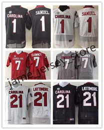 NCAA USC Stitched College Football Jersey 1 Deebo Samuel 7 Jadeveon Clowney 14 Connor Shaw 19 Jake Bentley 21 Marcus Lattimore