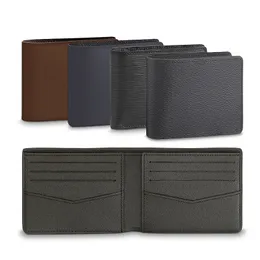 Unisex moda gündelik tasarımcı lüks ince ince cüzdan anahtar kese kredi kartı tutucu madeni para yüksek kalite üst 5A m62294 n63261 m60258w