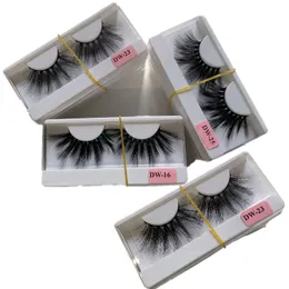 25mm 3D Mink Lashes 26 Styles Eye Makeup False Eyelashes Mjuka naturliga tjocka falska ögonfransar 3D ögonfransar Förlängning Skönhetsverktyg 20 par