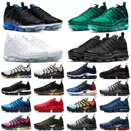 2022 Men Running Shoes Tn Cushion Atlanta Black Royal Tns Plus Bubblegum Yolk Magenta Laser Crimson Knicks Obsidian Women Sneakers Trainers 36-46