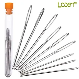 Sewing Notions & Tools Looen Brand Large-eye 9pcs/lot Stainless Steel Blunt Needles Yarn In 3 Sizes , Cross Stitch Bottle1