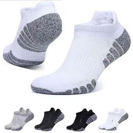 6 pc Meias respiráveis ​​para homens correndo puro algodão Anti-Skid Sports Socks Y220312