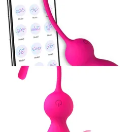 NXY Jaja APLICACIN Remota Control Huevo Vibrador Vagina Kegel Con Bolas G Expeculador Punto de Vestir Bragas Juguetes Sexualites Para Mujeres 1224