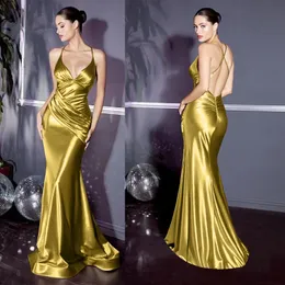 Sexy Elastic Evening Dresses Women With Strapless Custom Made Satin Fabric Bateau Party Gown Lotus Leaf Slim Mermaid Sweep Tail Dress