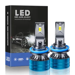 Canbus LED-Scheinwerferlampen H4 Hi/Lo Beam H1 H3 H7 9005 9006 HB3 HB4 360-Grad-Auto-Nebelscheinwerfer 60 W 6400 LM 12 V 6000 K Superhell