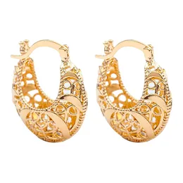 Drop Earrings Alloy Hollow Women Pierced Exaggeration Dangle Earrings Long Big statement Earring