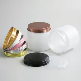 24 x 200g Empty Frost Cosmetic Cream Containers Cream Jars 200cc 200ml for Cosmetics Packaging Plastic Bottles