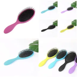 Big Board Combs Oba suche mokry grzebień do włosów szczotki Gasbag pojedyncze korzeń Nylon włókno Elipsa Handy Compact Multicolour 3 7LJ F2