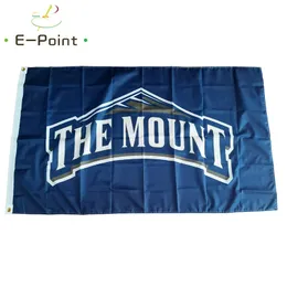 NCAA Mount St. Mary's Mountaineers-Flagge, 3 x 5 Fuß (90 x 150 cm), Polyester-Flagge, Banner-Dekoration, fliegende Hausgarten-Flagge, festliche Geschenke