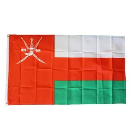 Oman Flag High Quality 3x5 ft National Banner 90x150cm Festival Party Gift 100D Polyester Inomhus Utomhus Tryckta flaggor och banners