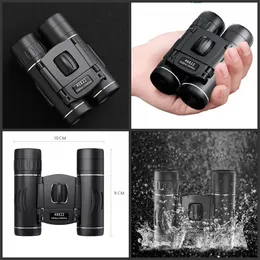 Mini binocolo ad alta definizione 40x22 HD Double Barrel Viaggi all'aperto Campeggio Escursionismo Telefono impermeabile Bambini Lente d'ingrandimento Portatile 30cy M2