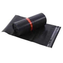 Czarny samozadowolony kleier torby kurierskie do przechowywania plastikowa koperta pocztowa pocztowa torba pocztowa