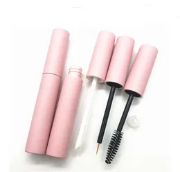 10ml Puste Lip Gloss Tubes Pink Plastikowy Kontener Kosmetyczny Refillable DIY Mascara Eyeliner Rzęs Płynna Rura SN2060