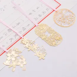 Cherry Blossom Series Metal Hollow Bookmarks Cherry Blossom Bookmarks Metal  Bookmarks Gold Bookmarks Classic Bookmarks Retro Bookmarks Sakura